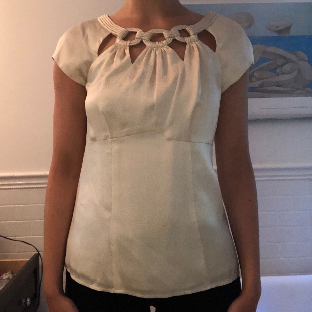 Nanette Lepore Cream Blouse